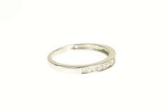 14K White Gold 0.33 Ctw Diamond Classic Wedding Band Ring