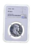 PF66* 1954 Franklin Half Dollar - Graded NGC