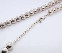 925 Sterling Silver Beaded Necklace
