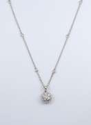 Stylish Diamond Necklace and Pendant
