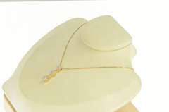 14K Yellow Gold 0.74 Ctw Diamond Tiered Round Cluster Pendant