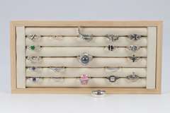 .925 Sterling Silver Curated Ring Set 20 RIng Lot Various Sizes & Styles