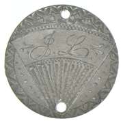 1800's Nickel Three-Cent Piece Love Token