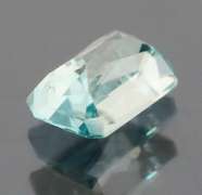 Glittering 1.53ct platinum and Swiss blue Zircon