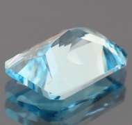 Vivid! 8.11ct emerald cut sky blue Topaz
