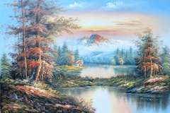 BEAUTIFUL HAND PAINTED OIL PAINTING ON CANVAS