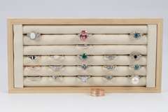 .925 Sterling Silver Curated Ring Set 20 RIng Lot Various Sizes & Styles