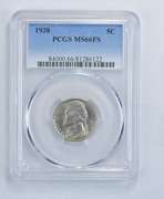 MS66 FS 1938 Jefferson Nickel - Graded PCGS