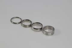 Lot of 25 Stainless Steel Bands 316L Various Sizes & Styles