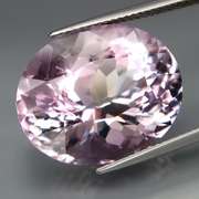AAA oval cut 22.48ct untreated pink Amethyst