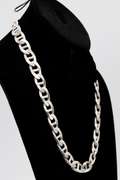 .925 Sterling Silver 13mm Anchor Chain 22 Inches
