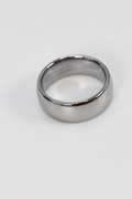 Men's Tungsten Carbide Shiny Finish Wedding Band Comfort Fit Ring Size 7.5