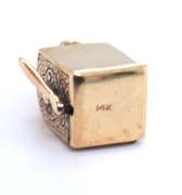Cute Yellow Gold Casino Charm