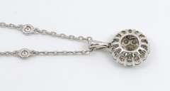 Stylish Diamond Necklace and Pendant