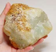 Pulled from the Earth 2.47 POUND uncut Aquamarine