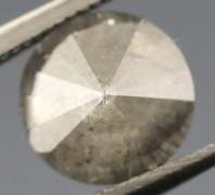 Beautiful 1.14ct gray and black Diamond solitare