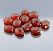 Untreated! All natural 49.85ct Hessonite Garnet set