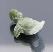 Striking 35.48ct Jade scorpion carving