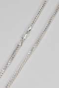 .925 Italian Sterling Silver 2.5mm Franco Chain 24 Inches