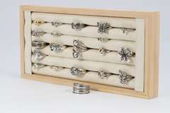 .925 Sterling Silver Curated 20 Ring Lot Various Sizes & Styles