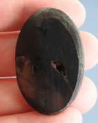Unique 63.26ct Midnight Agate cabochon with druzy