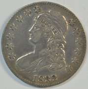 Very sharp 1832 Capped Bust Half Dollar