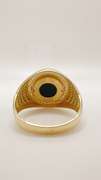 Men's 14kt Solid Yellow Gold & CZ Ring