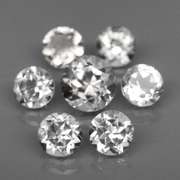 Mixed cut 7.90ct diamond white Topaz set