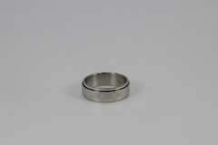 Lot of 11 Stainless Steel 316L Laser Cut Roman Numeral Rings Various Sizes