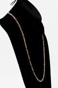14k Yellow Gold Solid Figaro Link Chain 3.3mm Necklace 20"