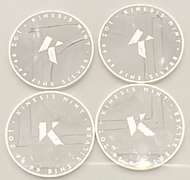 4x 1 oz Silver Rounds