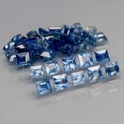 Heated only 3.29ct blue Sapphire set with multiple hues