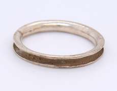 Lot of 2 Vintage 925 Sterling Silver Bands