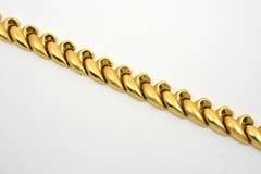 Stunning Italian Made 14k Stampatto Bracelet