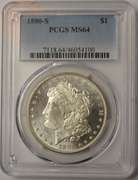 1880-S Morgan Silver Dollar NGC MS64