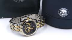 Citizen Two Tone Stainless Steel Black Dial Eco Drive Watch