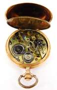 Antique 14K Gold Ladies Pocket Watch, Runs