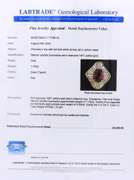 Remarkable 18kt Yellow Gold Rubellite Tourmaline and Diamond Ballerina Ring