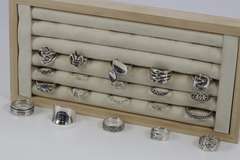 .925 Sterling Silver Ring Assortment Various Sizes & Styles (20 Ring Lot)