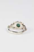 .925 Sterling Silver Larimar Gemstone Ring Size 9