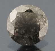 Beautiful 1.05ct silver and black Diamond solitare