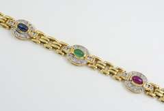 Pretty 14k Bracelet with Color