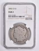 FAIR 2 1892-O Morgan Silver Dollar NGC Lowball Low Ball