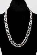 .925 Sterling Silver 13mm Anchor Chain 22 Inches