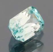 Glittering 1.53ct platinum and Swiss blue Zircon