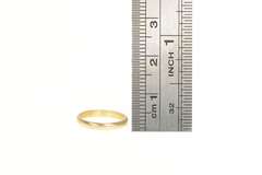 10K Yellow Gold 1.9mm Baby Band Childs Simple Retro Ring