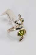 Sterling Silver Peridot Gemstone Ring