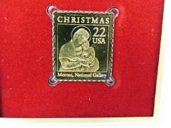 12 - 1st Day Covers & 22KT Gold Replica Stamps