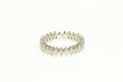 Platinum 1.76 Ctw Marquise Diamond Wedding Band Ring