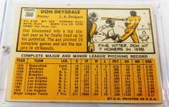 Don Drysdale 1963 Topps Baseball Card